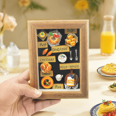 Innovative Miniature Clay Food Picture Frame