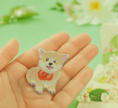 Clay Cat & Dog Party Fridge magnet - Vivi's Handmade World