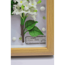 Porcelain Flower Wooden Clay Picture - Vivi's Handmade World