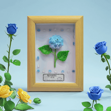 Porcelain Flower Wooden Clay Picture - Vivi's Handmade World