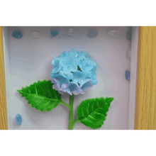 Porcelain Flower Wooden Clay Picture - Vivi's Handmade World