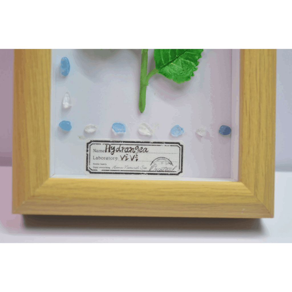 Porcelain Flower Wooden Clay Picture - Vivi's Handmade World