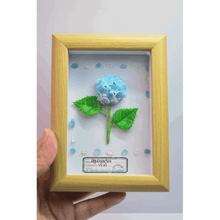 Porcelain Flower Wooden Clay Picture - Vivi's Handmade World