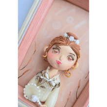 Solid Wood Cartoon Style Portrait Clay Picture - Vivi's Handmade World