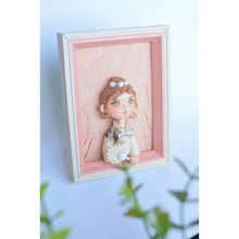 Solid Wood Cartoon Style Portrait Clay Picture - Vivi's Handmade World