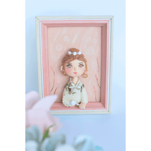 Solid Wood Cartoon Style Portrait Clay Picture - Vivi's Handmade World