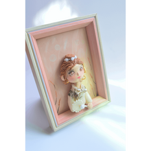 Solid Wood Cartoon Style Portrait Clay Picture - Vivi's Handmade World